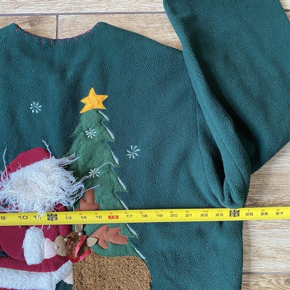 Fleece 3D Santa Christmas Sweater Cardigan 3D - Picture 8 of 10